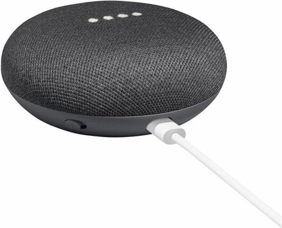 Google Nest Mini Smart Speaker Assistant | Charcoal - Afbeelding 3