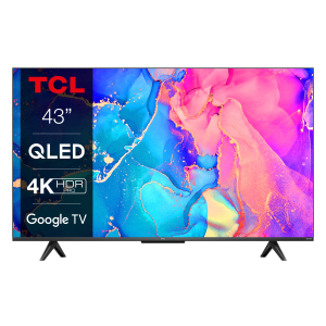 TCL 4K QLED Android Smart TV 43C631 (2022) 43"