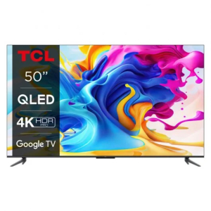 TCL 4K QLED Android Smart TV 50C649 (2023) 50″