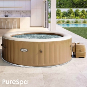 Intex Pure Spa Bubbel jacuzzi Sahara 8-persoons