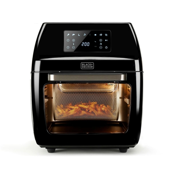 Black & Decker 2-in-1 Airfryer met oven functie BXAFO1200E - Afbeelding 2