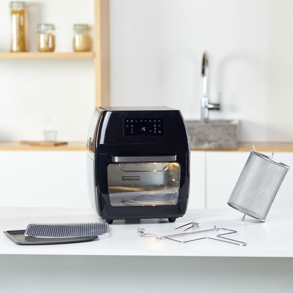 Black & Decker 2-in-1 Airfryer met oven functie BXAFO1200E - Afbeelding 6