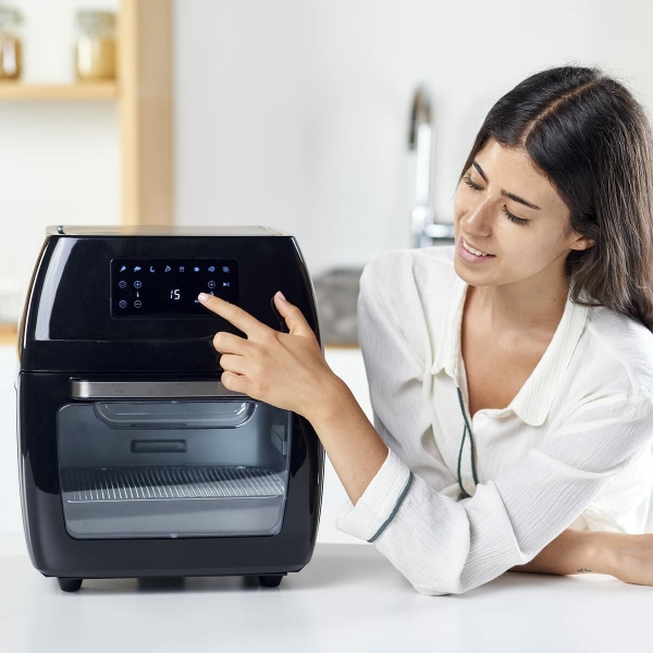 Black & Decker 2-in-1 Airfryer met oven functie BXAFO1200E - Afbeelding 3