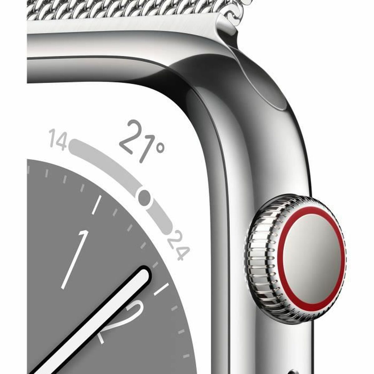 Smartwatch Apple Series 8 4G Zilverkleurig WatchOS 9 - Afbeelding 3