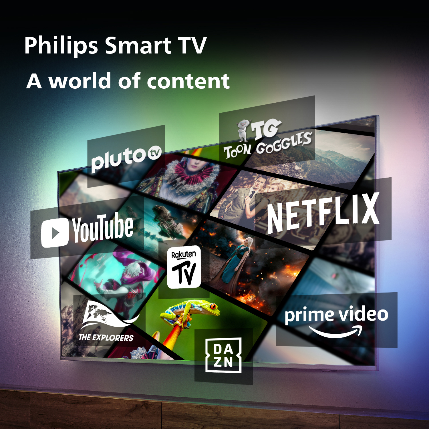 Philips Ambilight LED 4K Smart XXL TV 65PUS8118/12 65" - Afbeelding 11