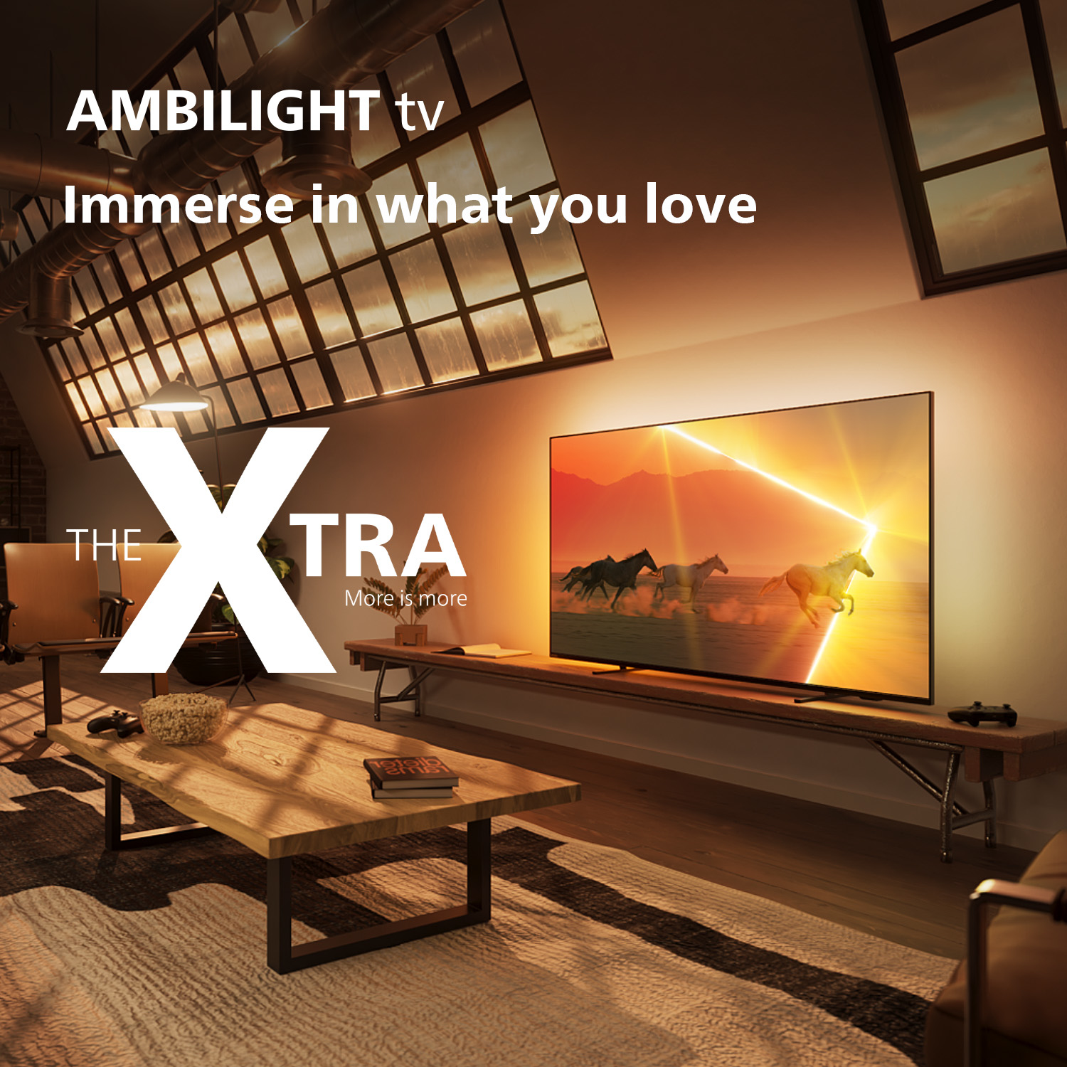 Philips Ambilight The XTRA 4K Smart Mini-LED TV 55PML9008 (2023) 120HZ 55″ - Afbeelding 6