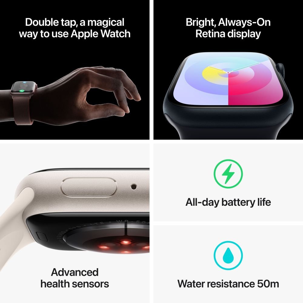 Apple Watch 9 Cell 45mm Alu WiFi+4G (2023) - Afbeelding 7