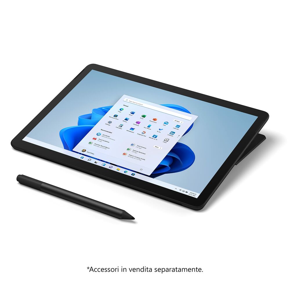 Notebook 2 in 1 Microsoft Surface Go 3 Pentium Gold 6500Y 8 GB LPDDR3 8 GB RAM Intel Pentium Gold Zwart 128 GB - Afbeelding 2