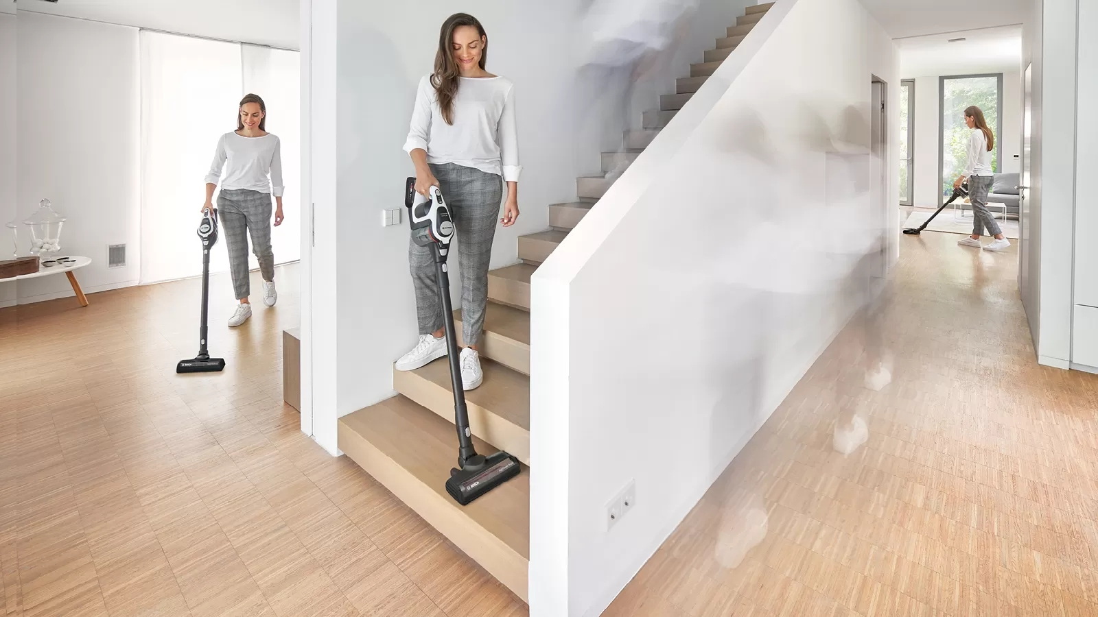 Bosch Serie 8 BSS825ALL steelstofzuiger & elektrische bezem Batterij/Accu Droog Zakloos Zwart, Wit 5 Ah - Afbeelding 20