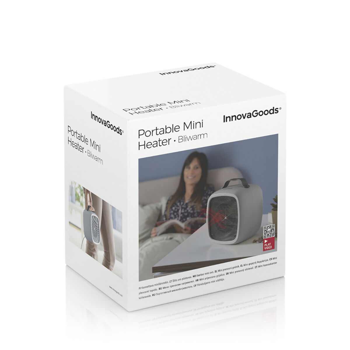 Draagbare elektrische mini-kachel Bliwarm InnovaGoods - Afbeelding 2