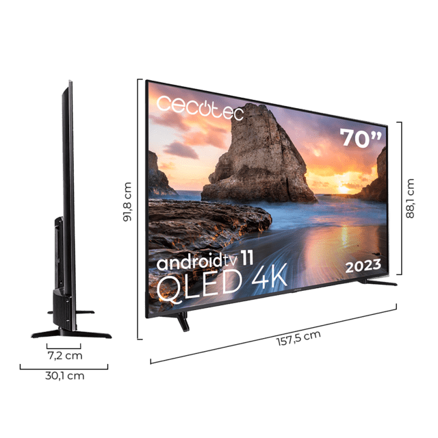 Cecotec VQU11070+ 4K QLED Android Smart TV (2023) 70" - Afbeelding 3