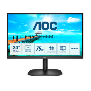 AOC B2 24B2XHM2 computer monitor 60,5 cm (23.8") 1920 x 1080 Pixels Full HD LCD Zwart