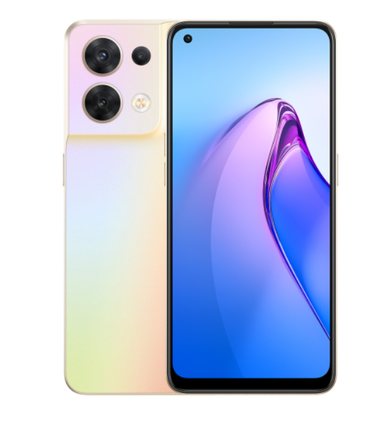 OPPO Reno 8 16,3 cm (6.4") Dual SIM Android 12 5G USB Type-C 8 GB 256 GB 4500 mAh Goud