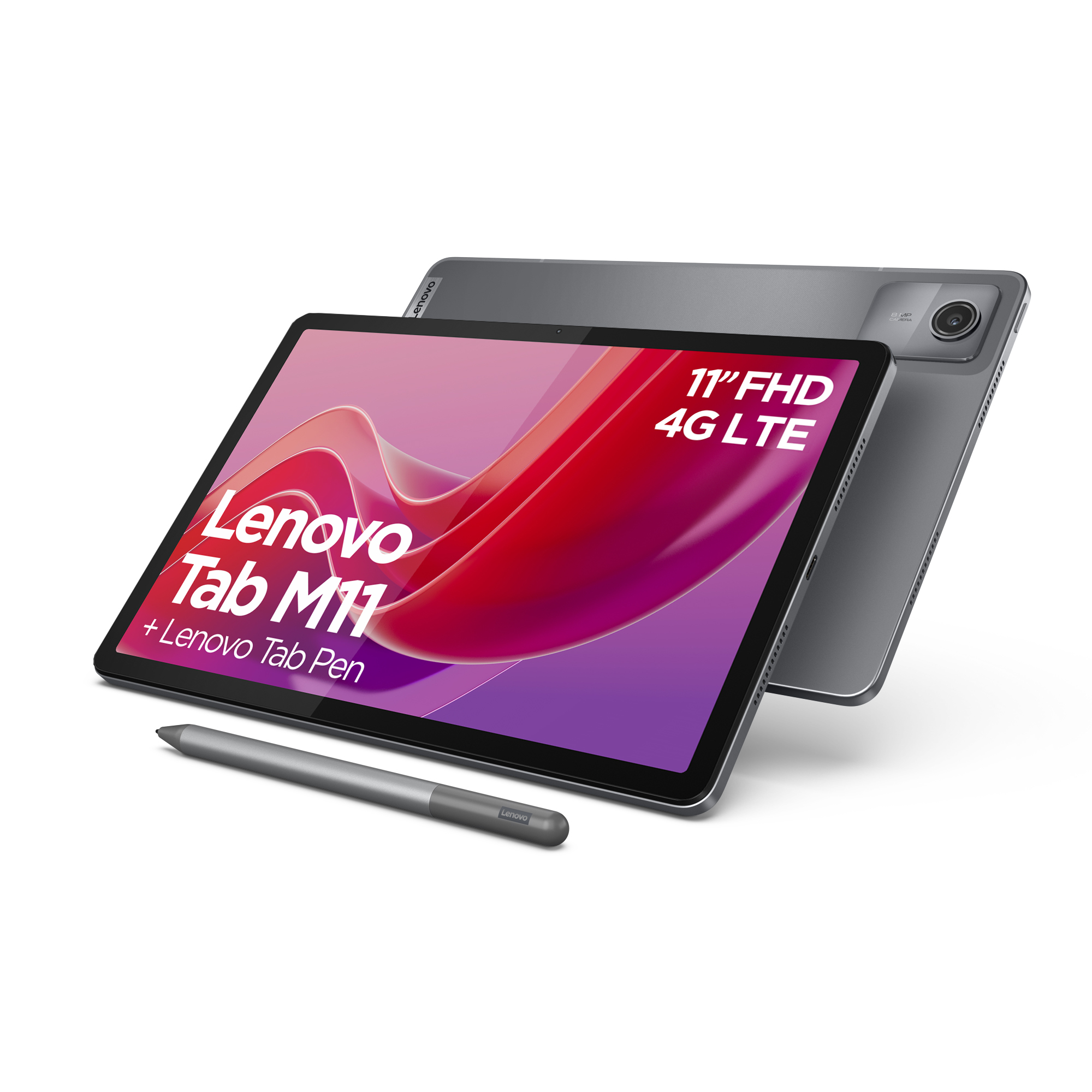 Lenovo Tab M11 4G Mediatek LTE 128 GB 27,9 cm (11") 4 GB Wi-Fi 5 (802.11ac) Android 13 Grijs