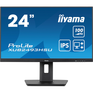 iiyama XUB2493HSU-B7 computer monitor 60,5 cm (23.8") 1920 x 1080 Pixels Full HD LED Zwart