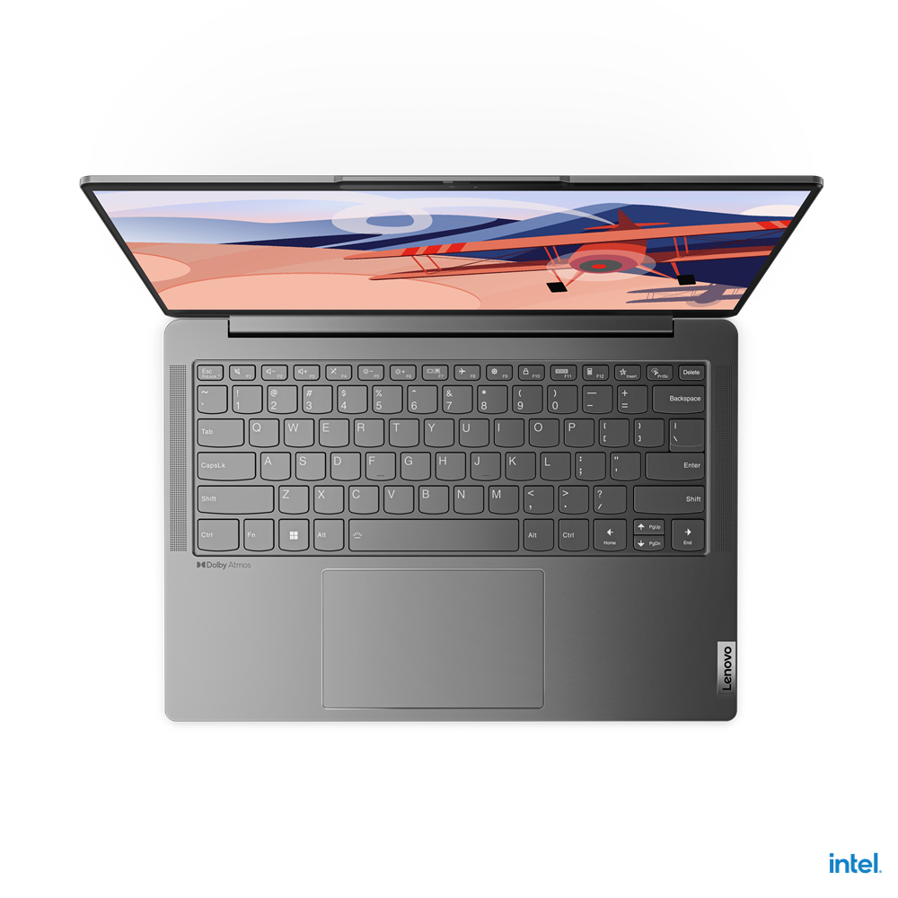 Lenovo Yoga Slim 6 14IRH8 Intel® Core™ i5 i5-13500H Laptop 35.6 cm (14") WUXGA 16 GB LPDDR5x-SDRAM 512 GB SSD Wi-Fi 6E (802.11ax) Windows 11 Home English Grey - Afbeelding 6