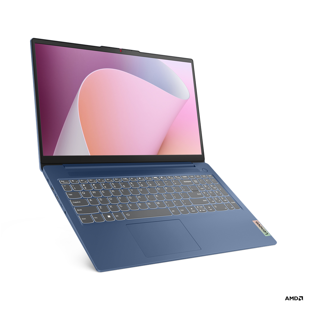 Lenovo IdeaPad Slim 3 Laptop 39,6 cm (15.6") Full HD AMD Ryzen™ 3 7320U 8 GB LPDDR5-SDRAM 256 GB SSD Wi-Fi 5 (802.11ac) Blauw - Afbeelding 2