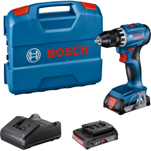 Bosch GSR 18V-45 1900 RPM 900 g Zwart, Blauw, Rood