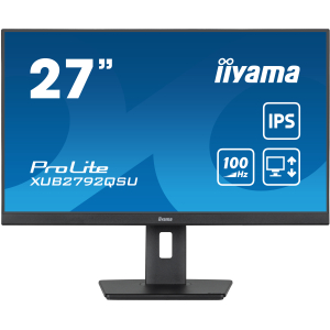 iiyama ProLite computer monitor 68,6 cm (27") 2560 x 1440 Pixels Full HD LED Zwart