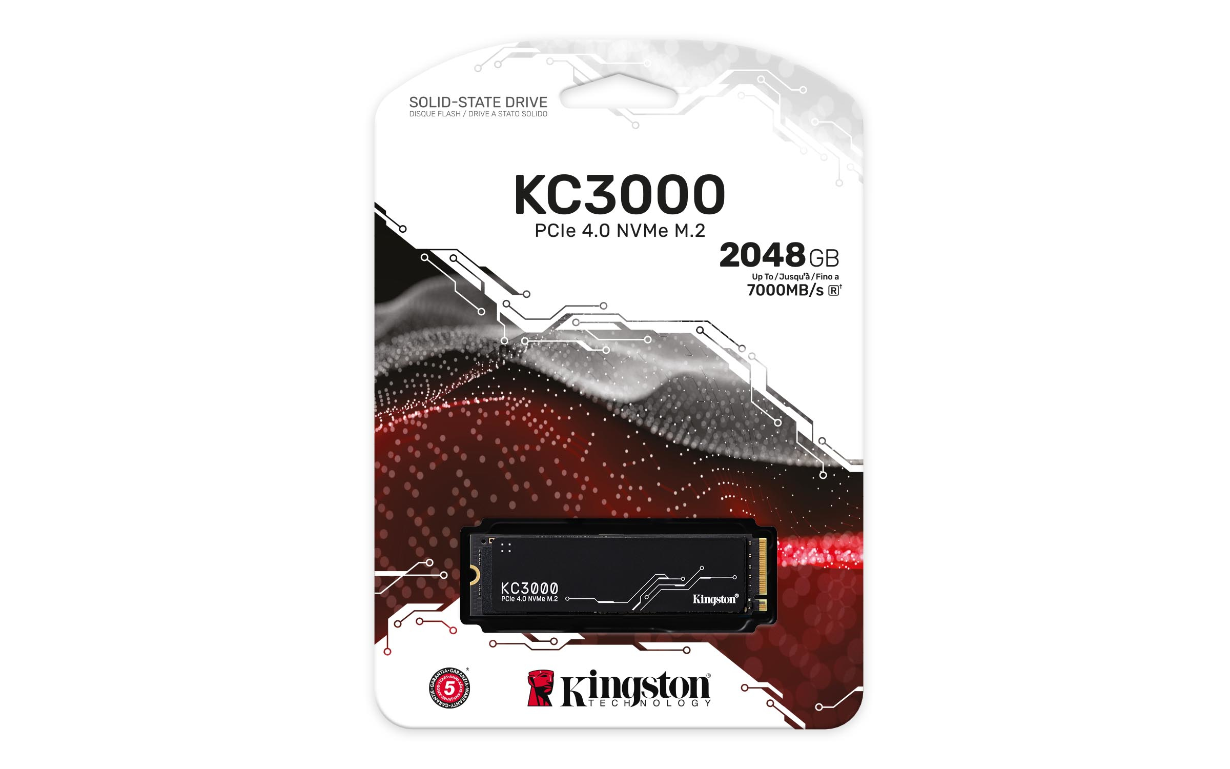 Kingston Technology 2048G KC3000 M.2 2280 NVMe SSD - Afbeelding 4