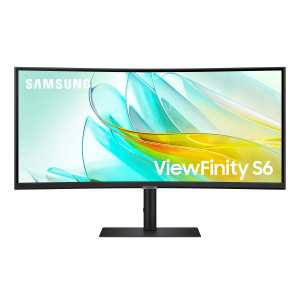 ViewFinity S6 - 34 inch - Curved - UltraWide Quad HD VA LED Monitor - 3440x1440 - HAS / RJ45 / USB-C
