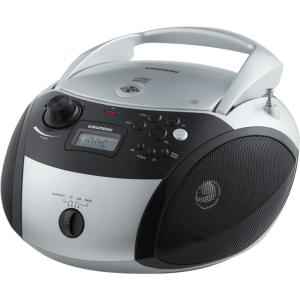 Grundig GRB 3000 BT Digitaal 3 W FM Zwart, Zilver MP3 afspelen