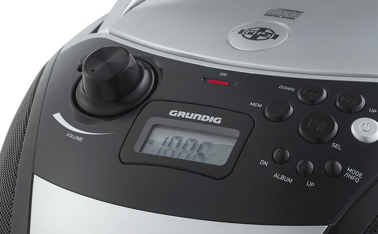 Grundig GRB 3000 BT Digitaal 3 W FM Zwart, Zilver MP3 afspelen - Afbeelding 2