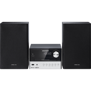 Grundig CMS 2000 BT Home audio-microsysteem 30 W Zwart, Zilver