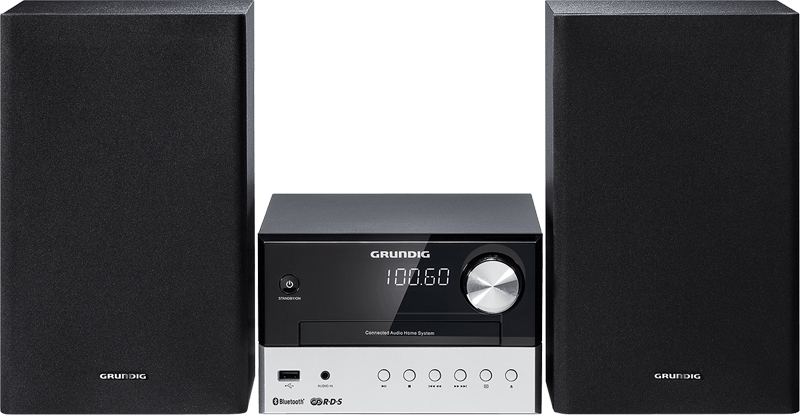 Grundig CMS 2000 BT Home audio-microsysteem 30 W Zwart, Zilver