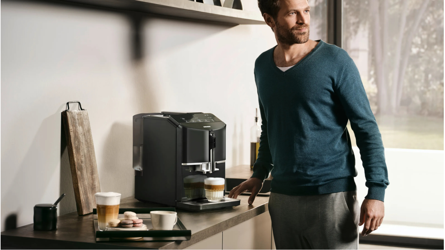 Siemens EQ.300 TF301E19 koffiezetapparaat Volledig automatisch Espressomachine 1,4 l - Afbeelding 5