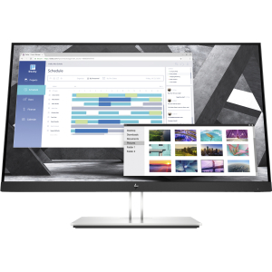 HP E27q G4 QHD Monitor computer monitor 68,6 cm (27") 2560 x 1440 Pixels Quad HD Zwart, Zilver