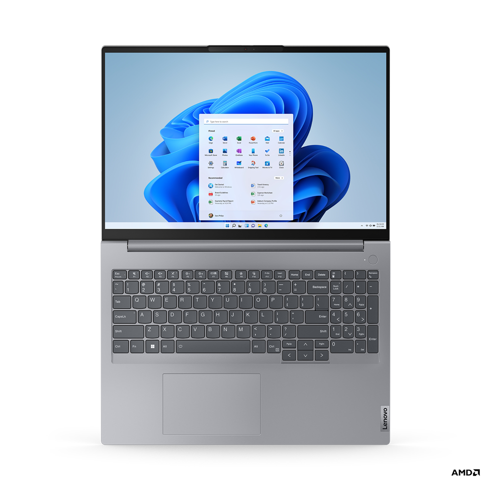Lenovo ThinkBook 16, AMD Ryzen™ 7, 2 GHz, 40,6 cm (16"), 1920 x 1200 Pixels, 16 GB, 512 GB - Afbeelding 9