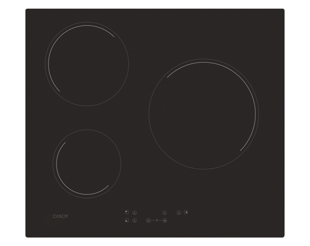 Vitro-keramische Kookplaat Candy CH63CT 1200 W 5500 W