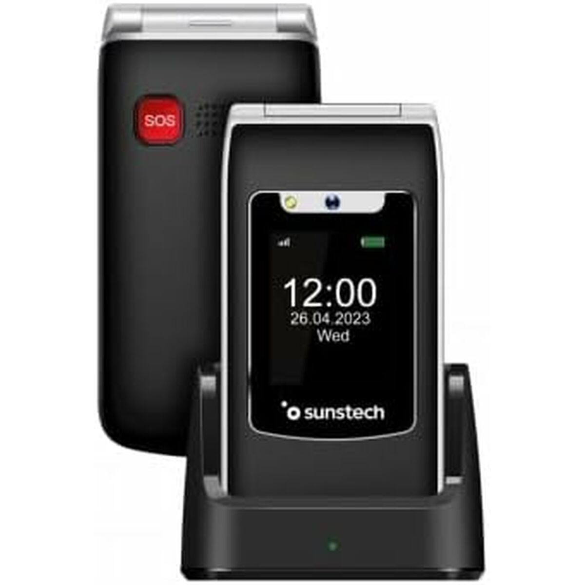 Mobiele Telefoon voor Bejaarden Sunstech CELT23BK 128 GB - Afbeelding 3