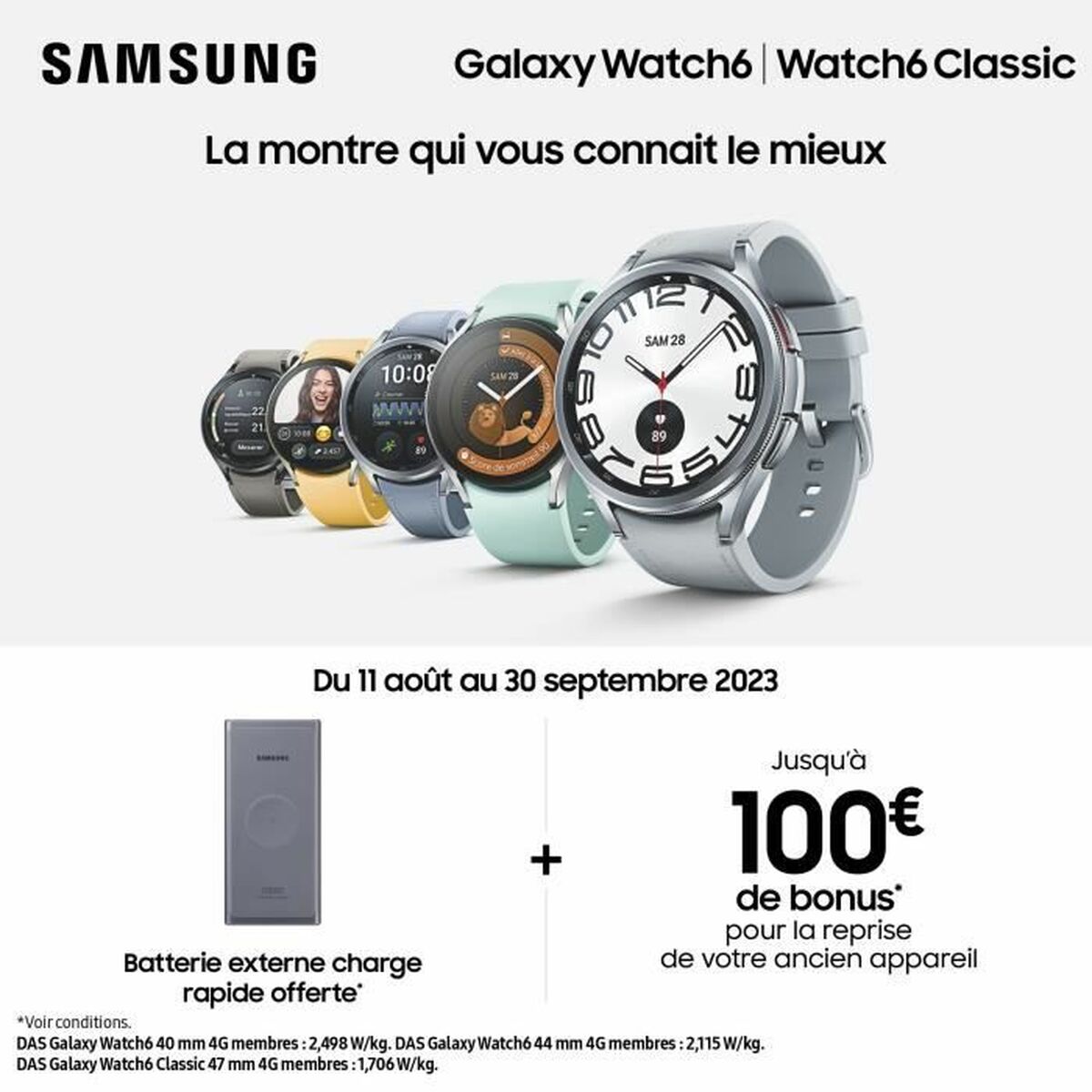 Smartwatch Samsung Zwart 1,3" 43 mm - Afbeelding 2