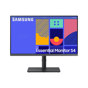 Samsung Essential Monitor S4 S43GC LED display 61 cm (24") 1920 x 1080 Pixels Full HD Zwart
