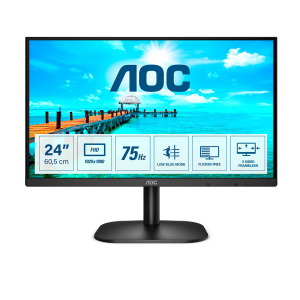 AOC B2 24B2XDM computer monitor 60,5 cm (23.8") 1920 x 1080 Pixels Full HD LCD Zwart