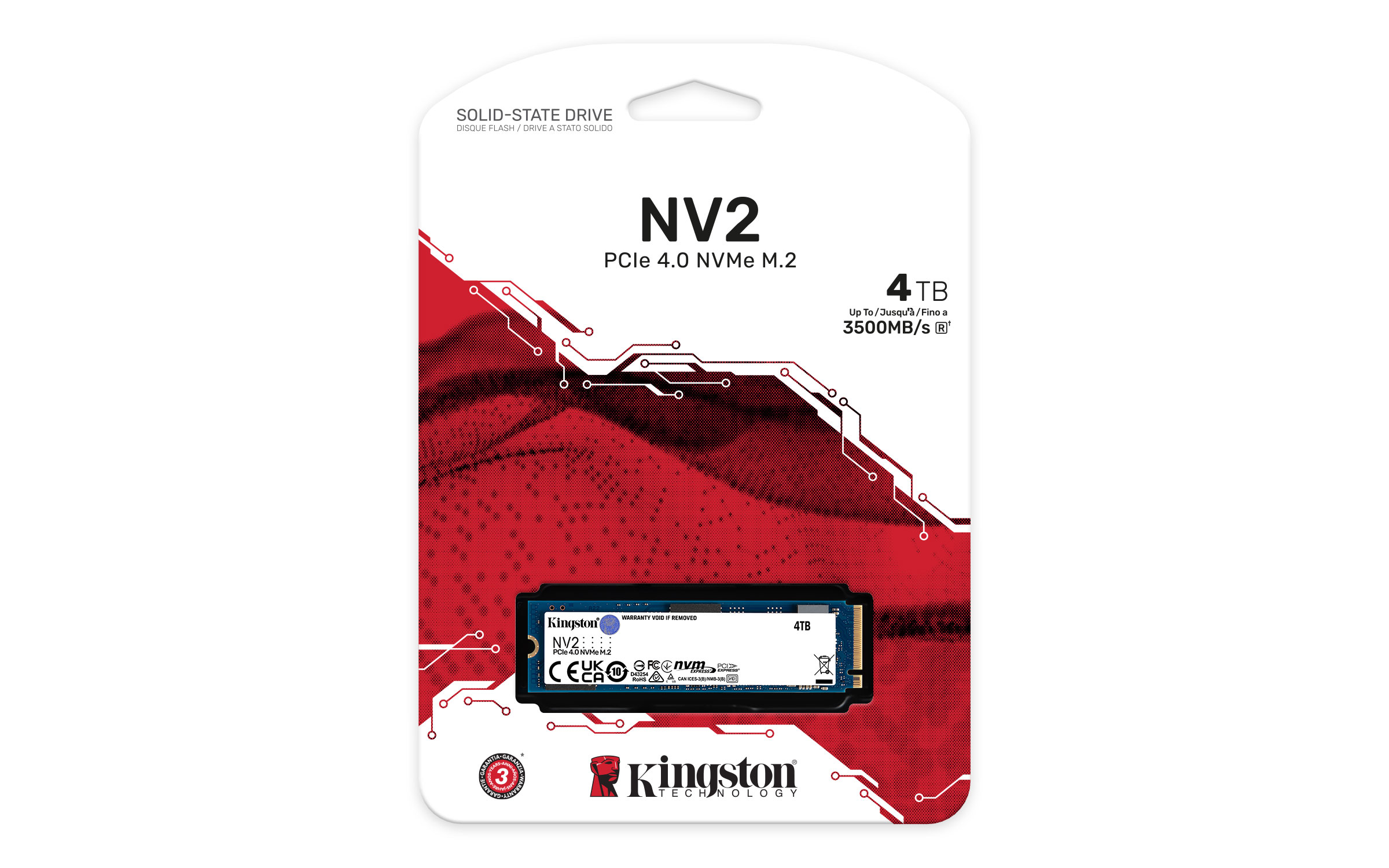 Kingston Technology 4000G NV2 M.2 2280 PCIe 4.0 NVMe SSD - Afbeelding 4
