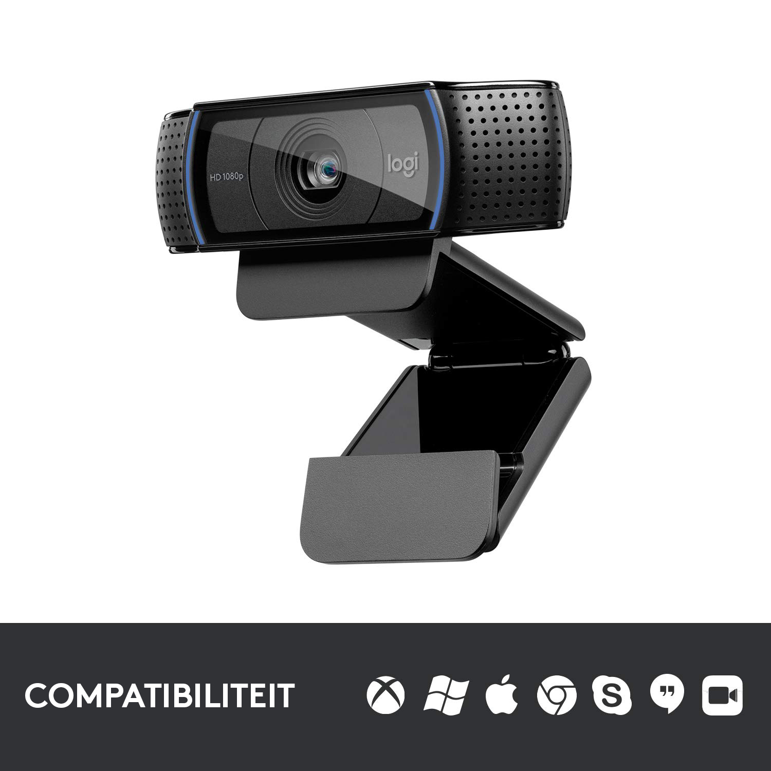 Logitech Hd Pro C920 webcam 3 MP 1920 x 1080 Pixels USB 2.0 Zwart - Afbeelding 4