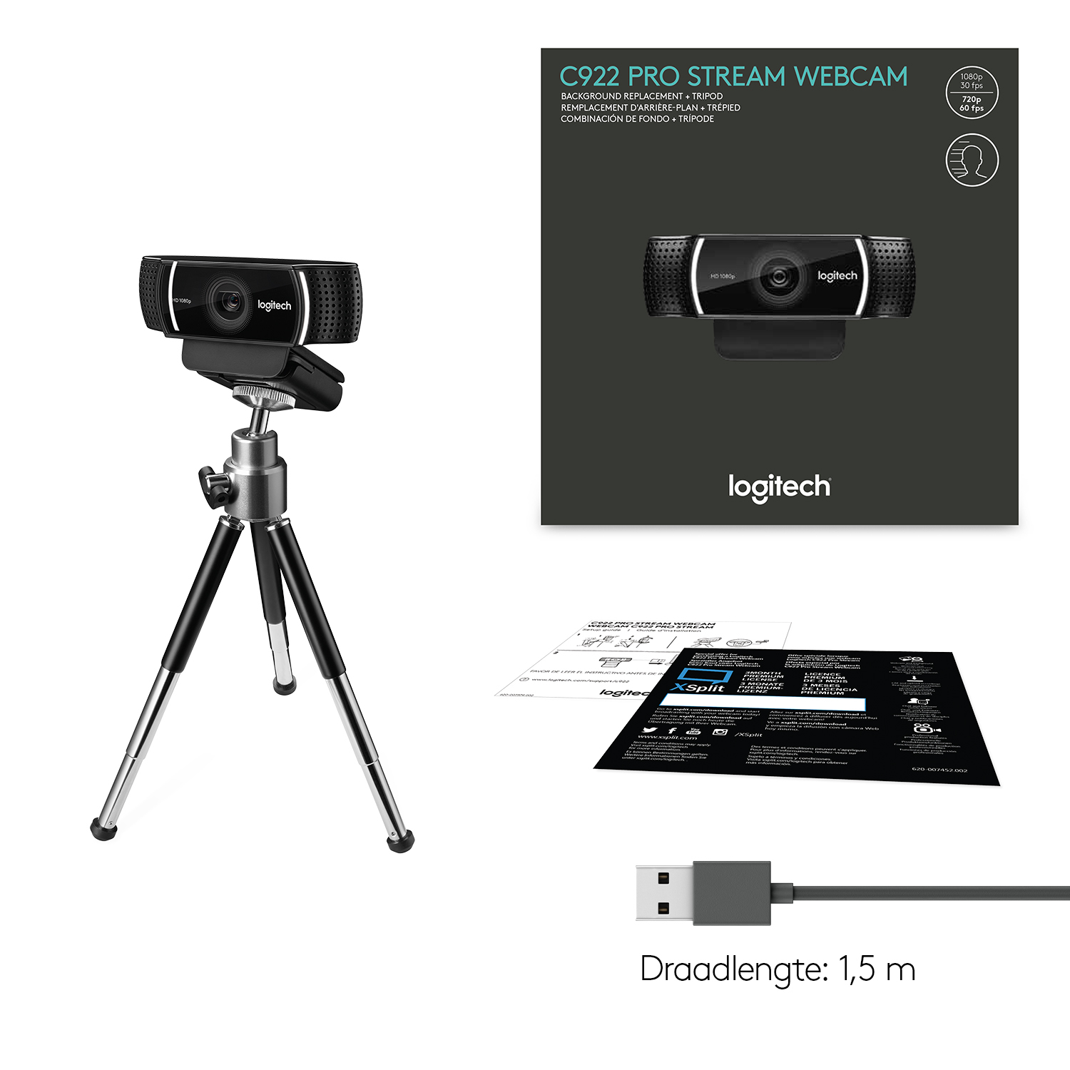 Logitech C922 Pro Stream Webcam - Afbeelding 11