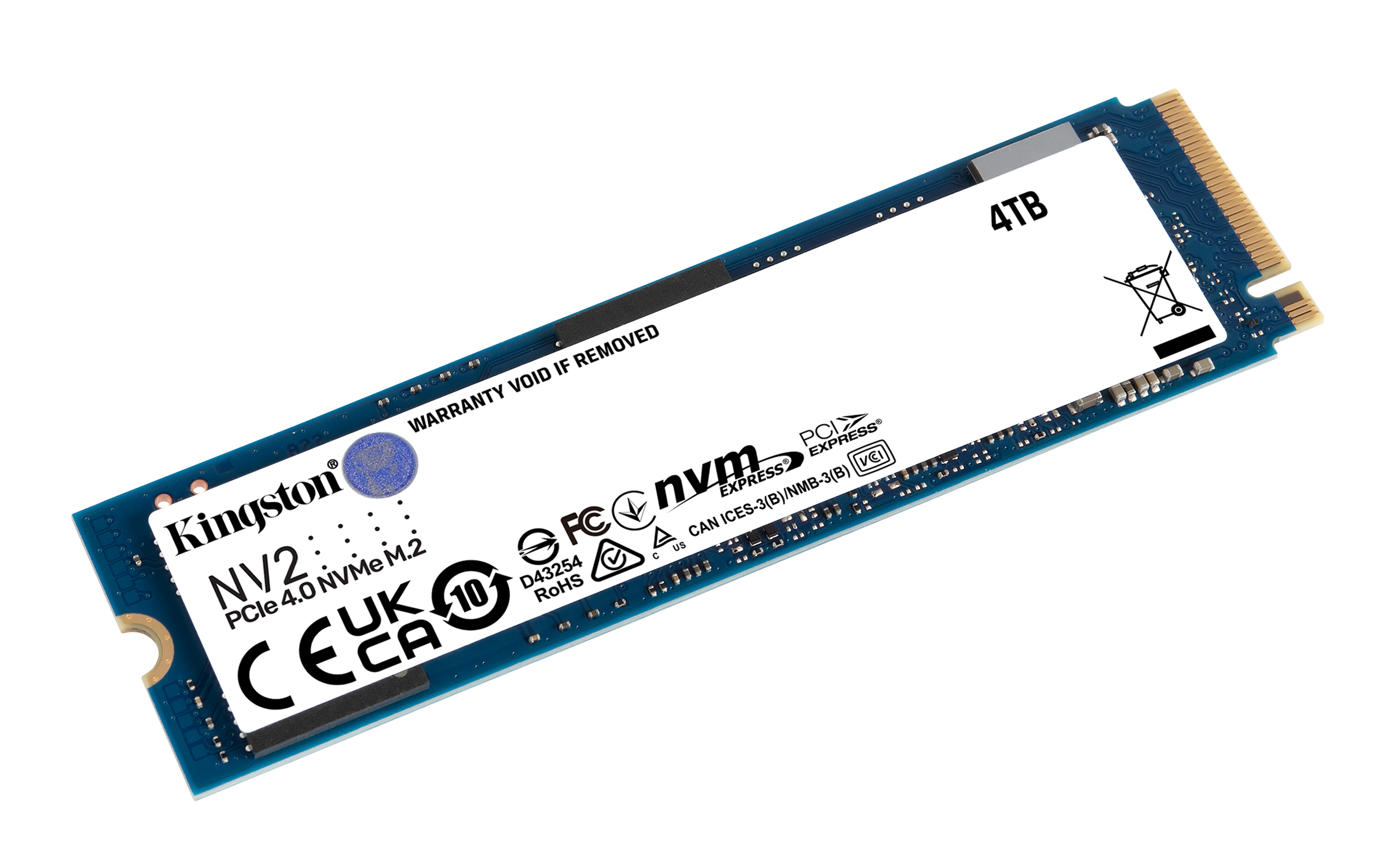 Kingston Technology 4000G NV2 M.2 2280 PCIe 4.0 NVMe SSD - Afbeelding 2
