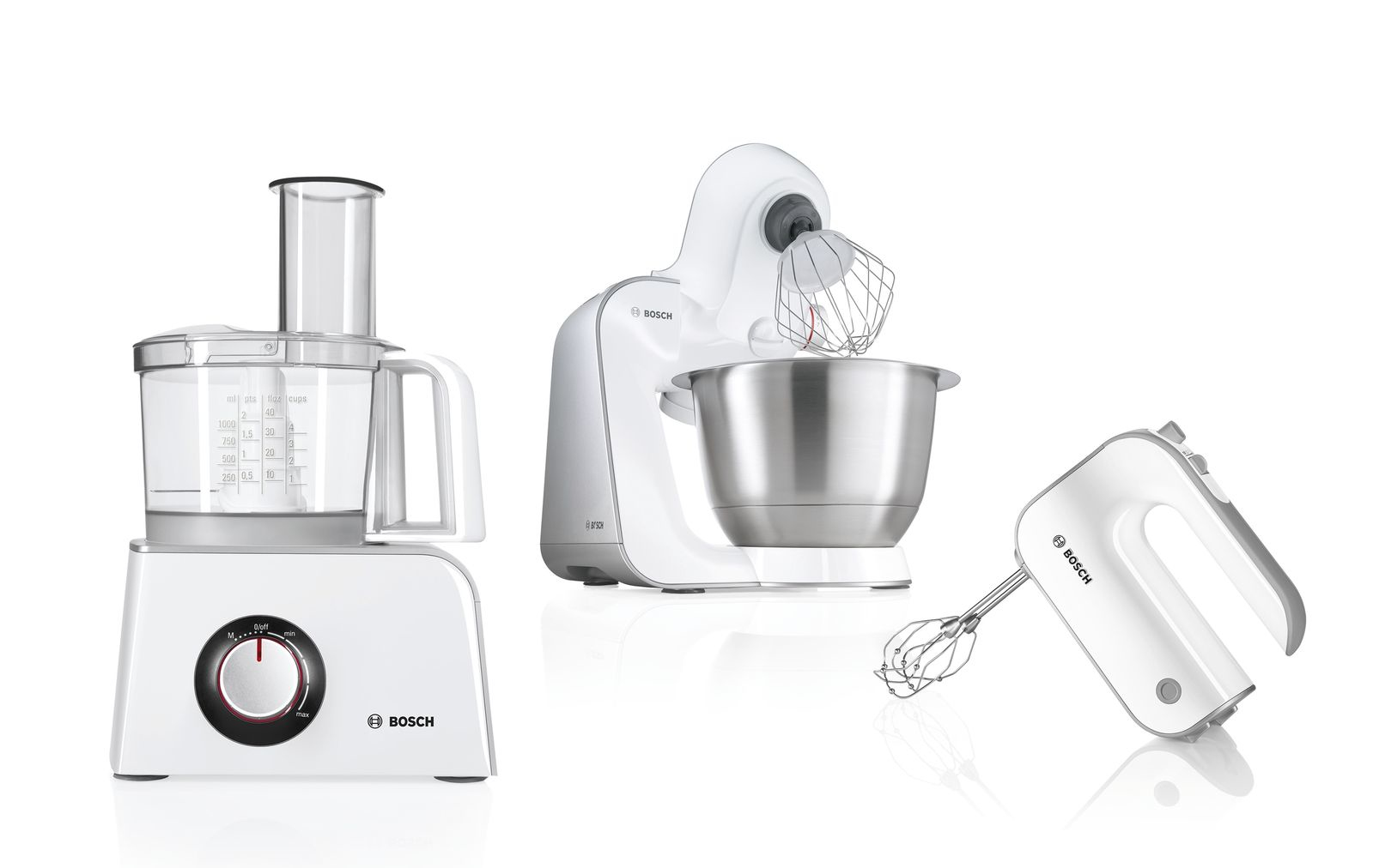 Bosch MFQ4080 mixer Handmixer 500 W Zilver, Wit - Afbeelding 2