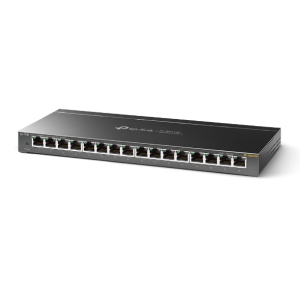 TP-Link TL-SG116E Unmanaged L2 Gigabit Ethernet (10/100/1000) Zwart