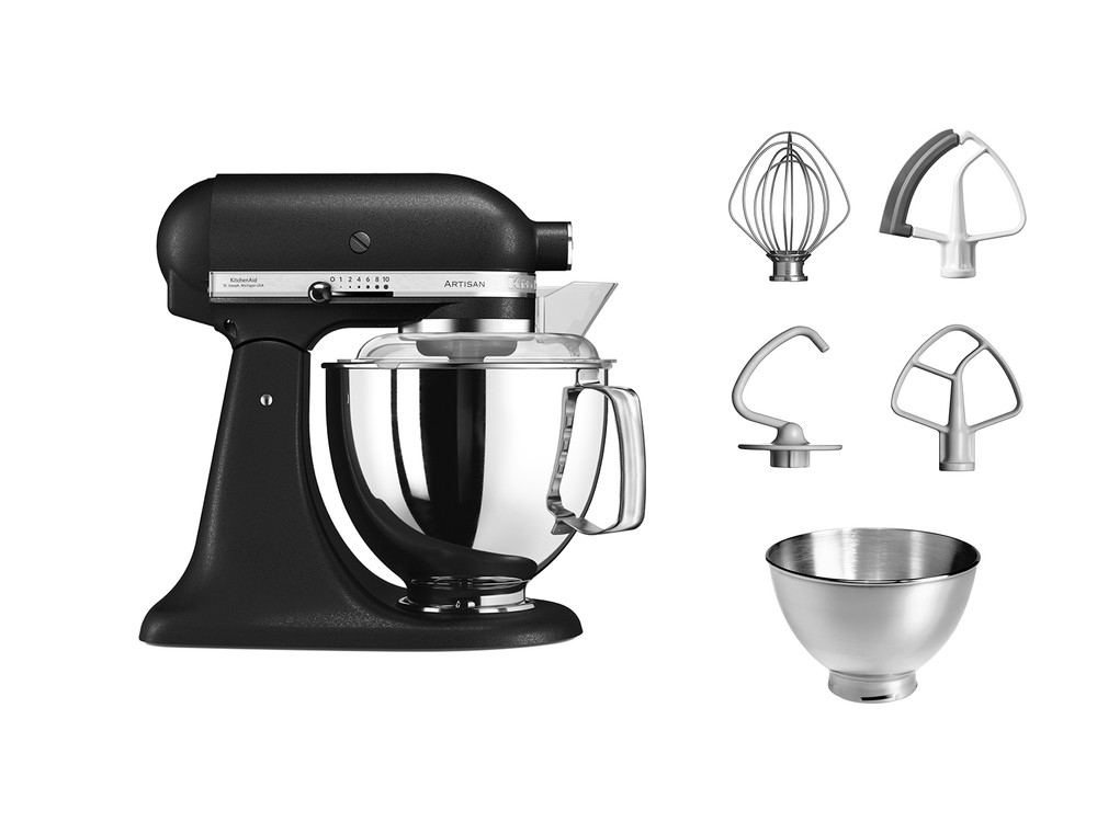 KitchenAid Artisan keukenmachine 300 W 4,8 l Zwart - Afbeelding 2