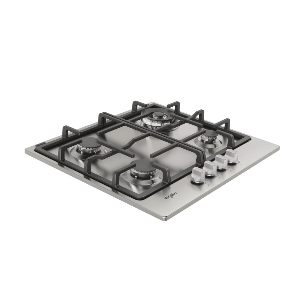 Whirlpool TGML 661 IX R Roestvrijstaal Ingebouwd 58 cm Gaskookplaat 4 zone(s) - Afbeelding 3