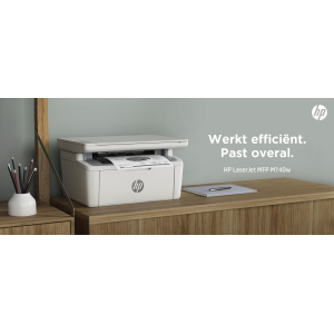 HP LaserJet MFP M140w printer, Zwart-wit, Printer voor Kleine kantoren, Printen, kopiëren, scannen, Scannen naar e-mail; Scannen naar pdf; Compact formaat