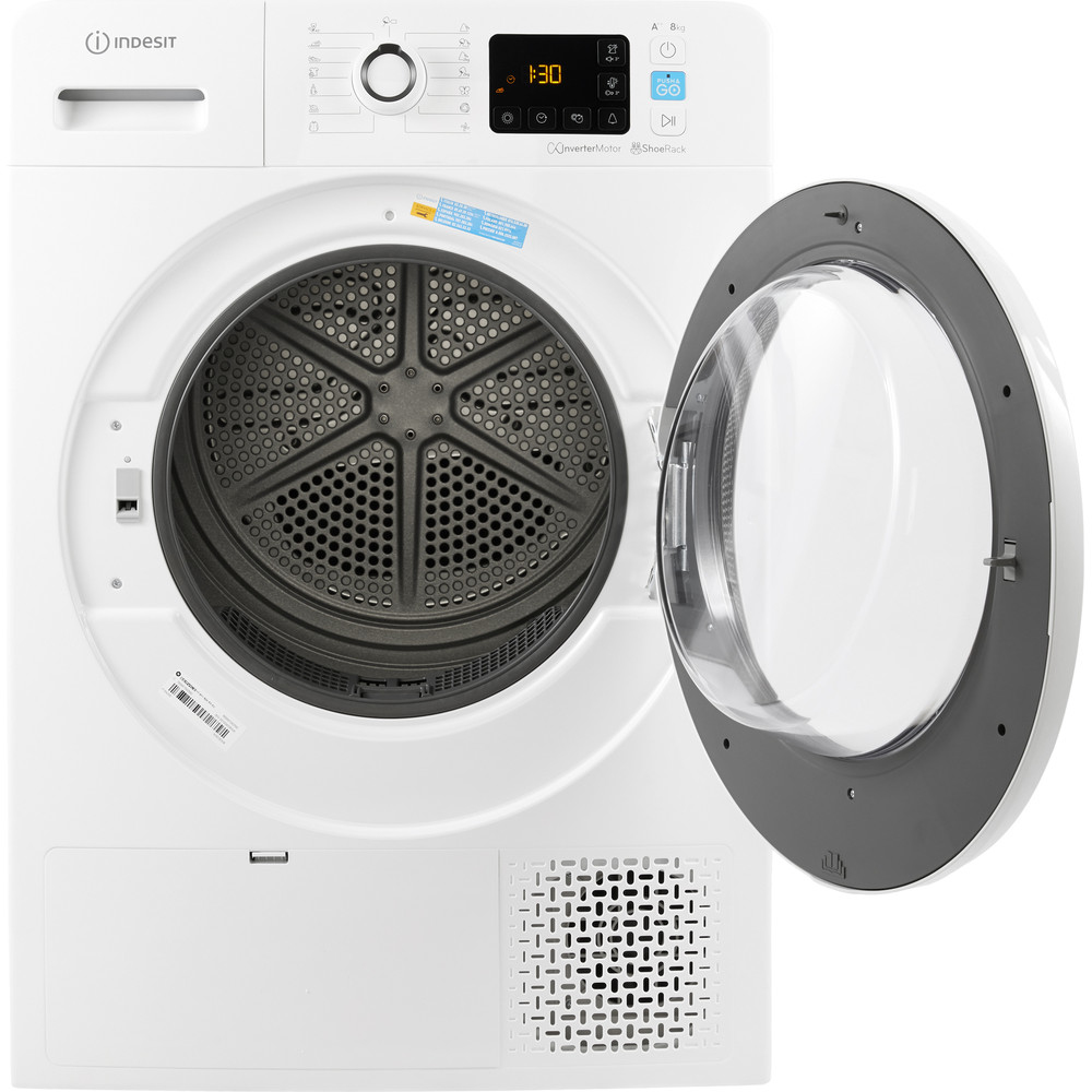 Indesit YT M11 82K RX EU wasdroger Vrijstaand Voorbelading 8 kg A++ Wit - Afbeelding 4