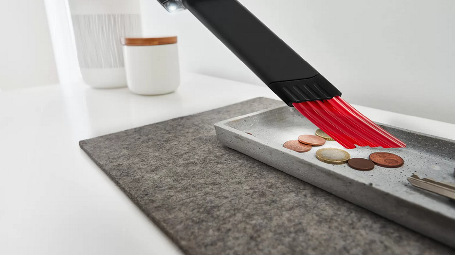 Bosch Serie 8 BCS8224WA handstofzuiger Zwart, Rood, Staal Zakloos - Afbeelding 5