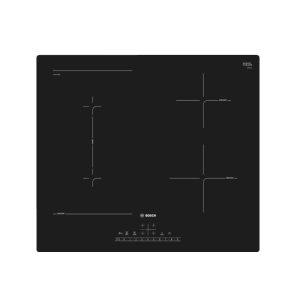 Bosch Serie 6 PVS611FB5E kookplaat Zwart Ingebouwd 60 cm Inductiekookplaat zones 4 zone(s)