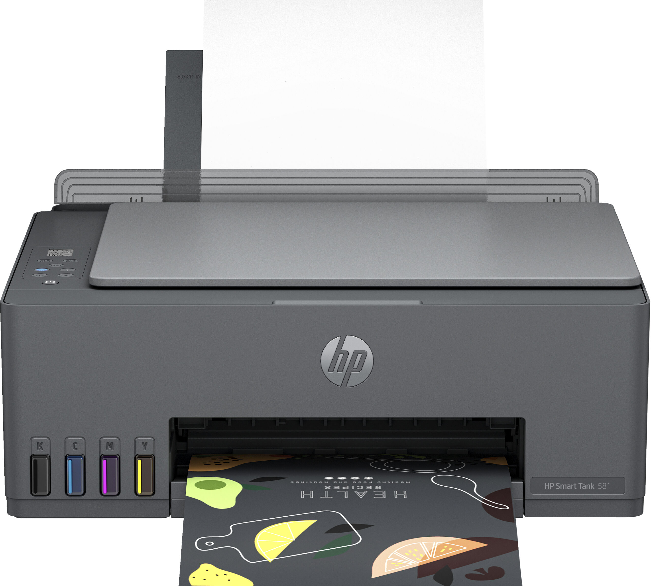 HP Smart Tank 581 All-in-One Printer, Home and home office, Print, copy, scan, Wireless; High-volume printer tank; Print from phone or tablet; Scan to PDF - Afbeelding 2